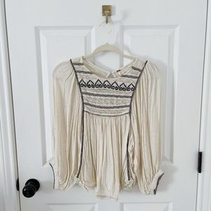 Free People Boho Blouse Medium